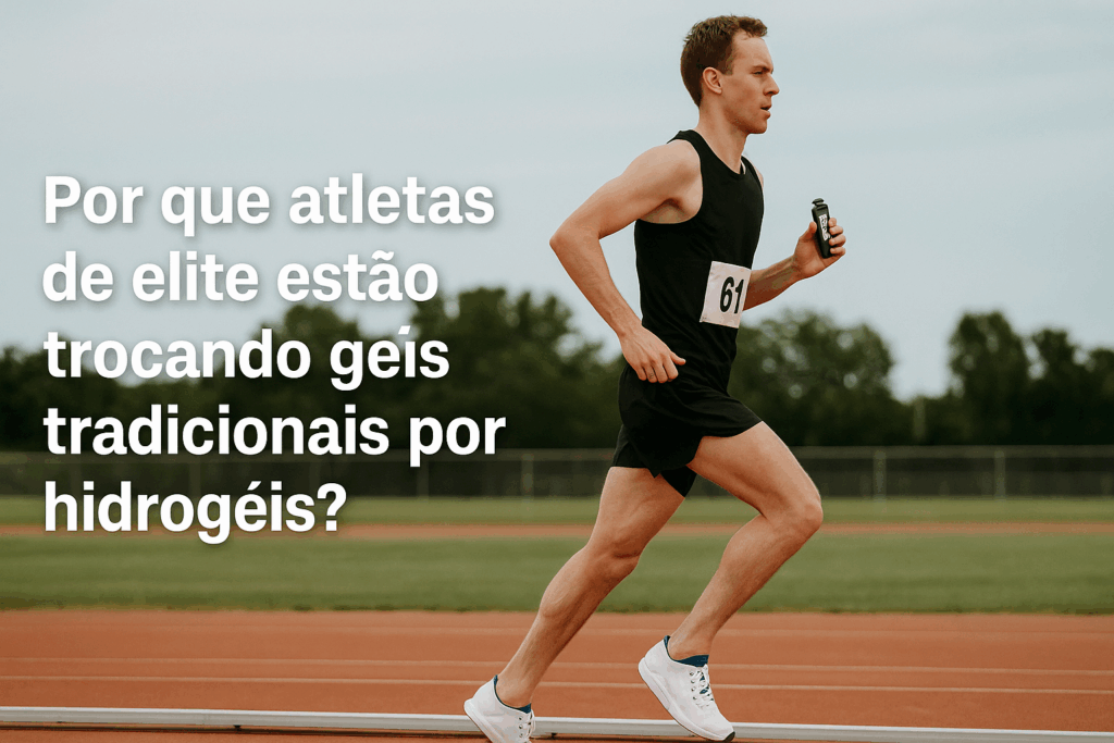Por que atletas de elite estão trocando géis tradicionais por hidrogéis?